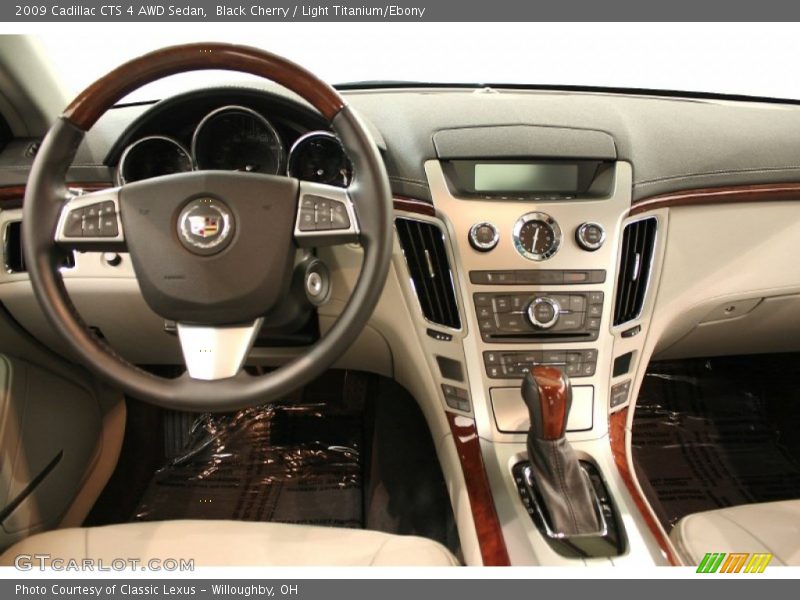 Black Cherry / Light Titanium/Ebony 2009 Cadillac CTS 4 AWD Sedan
