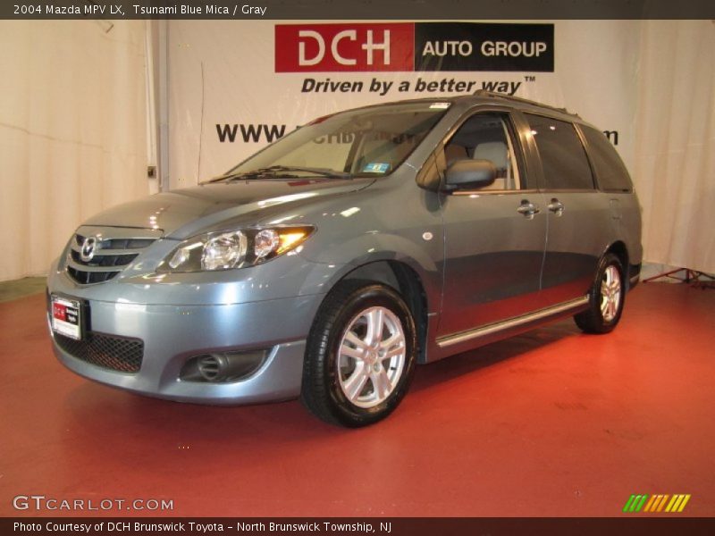Tsunami Blue Mica / Gray 2004 Mazda MPV LX