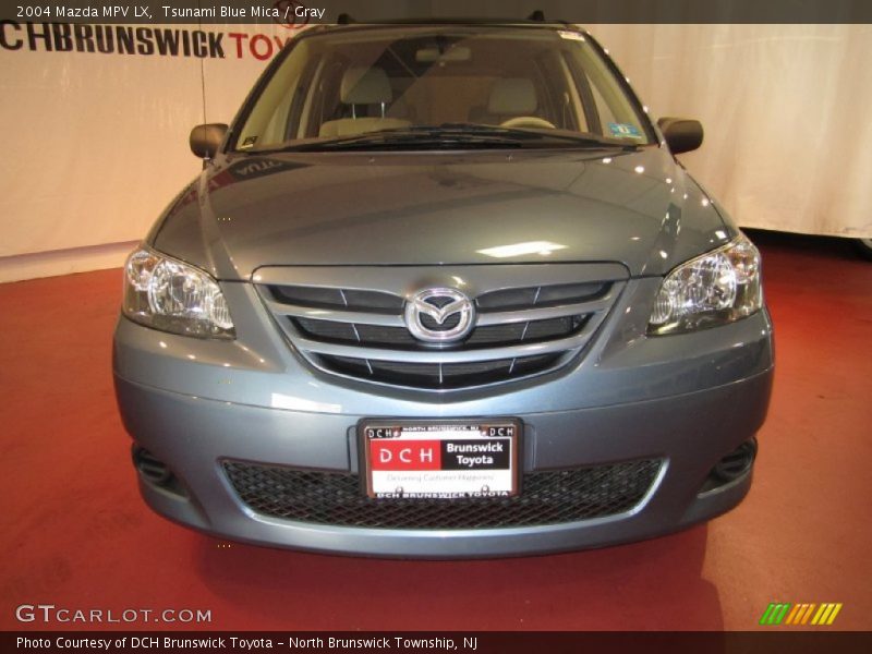 Tsunami Blue Mica / Gray 2004 Mazda MPV LX