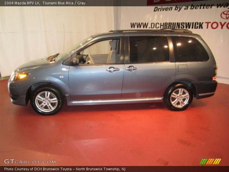 Tsunami Blue Mica / Gray 2004 Mazda MPV LX