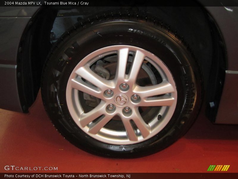 Tsunami Blue Mica / Gray 2004 Mazda MPV LX