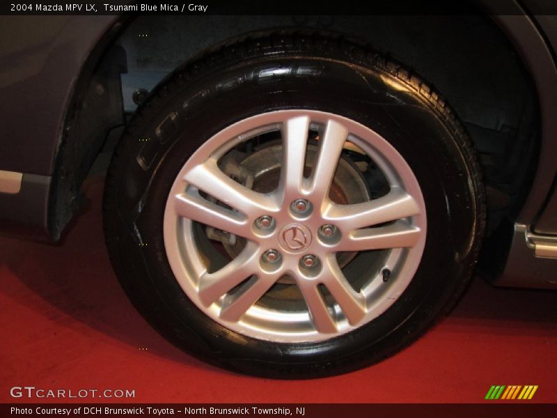 Tsunami Blue Mica / Gray 2004 Mazda MPV LX