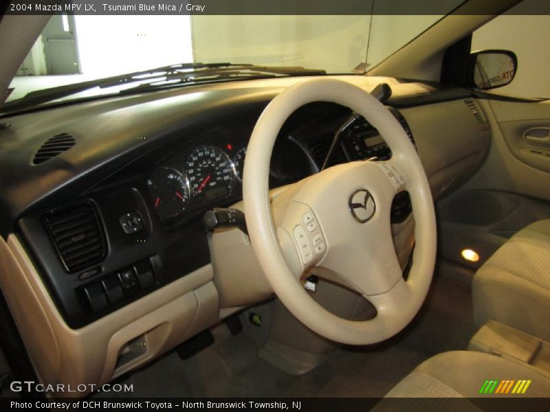 Tsunami Blue Mica / Gray 2004 Mazda MPV LX