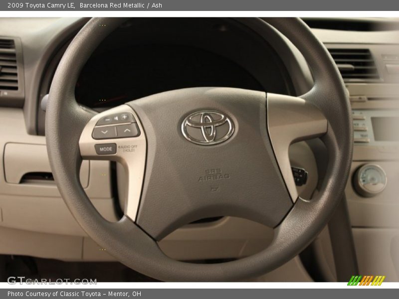 Barcelona Red Metallic / Ash 2009 Toyota Camry LE