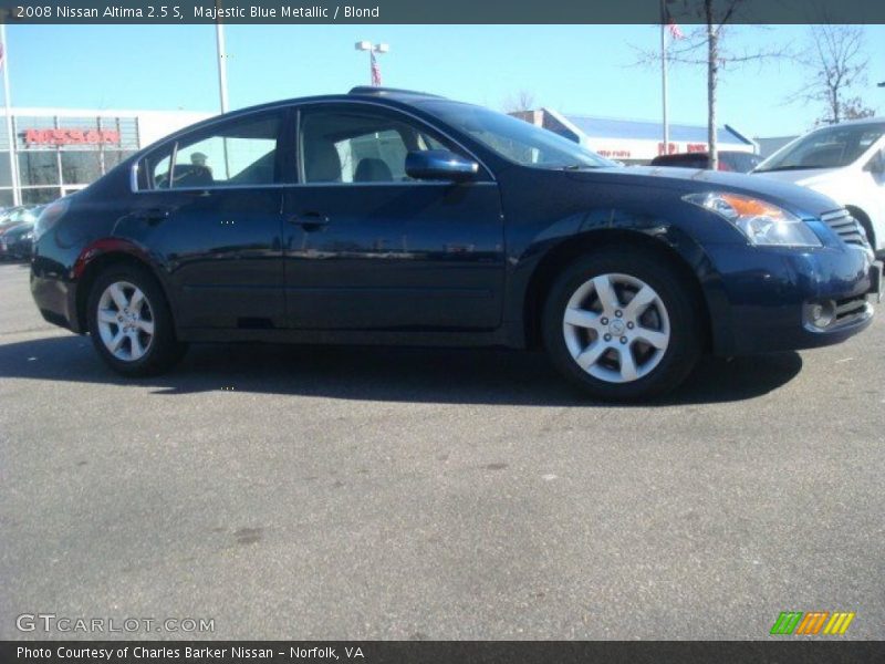 Majestic Blue Metallic / Blond 2008 Nissan Altima 2.5 S