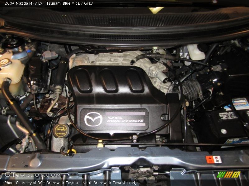 Tsunami Blue Mica / Gray 2004 Mazda MPV LX