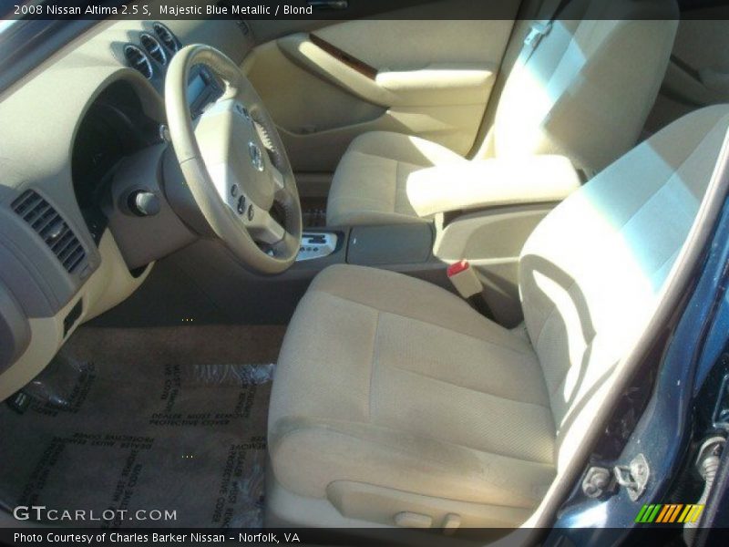 Majestic Blue Metallic / Blond 2008 Nissan Altima 2.5 S