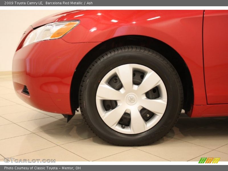 Barcelona Red Metallic / Ash 2009 Toyota Camry LE