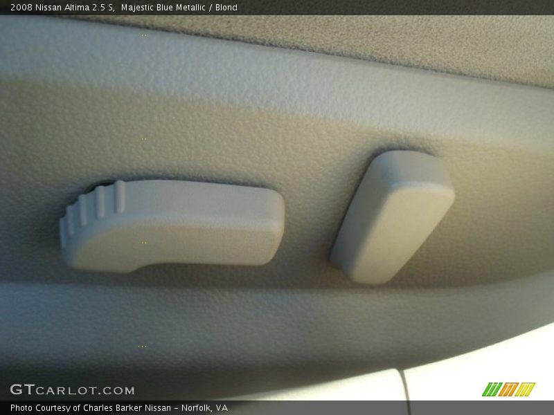 Majestic Blue Metallic / Blond 2008 Nissan Altima 2.5 S
