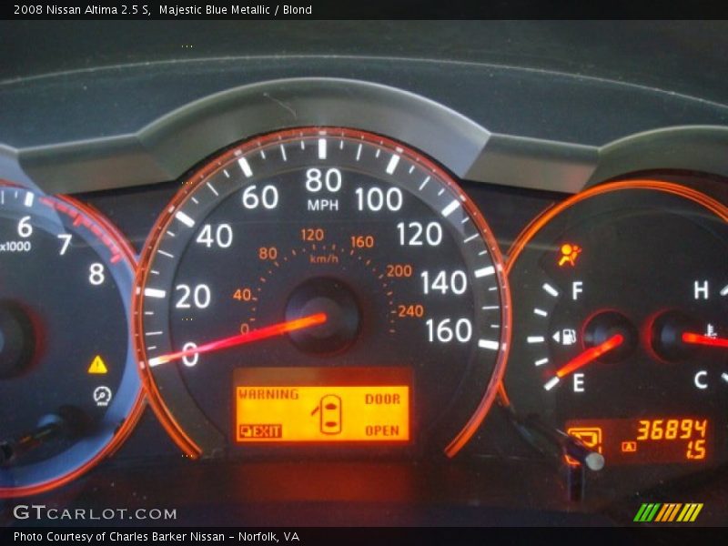Majestic Blue Metallic / Blond 2008 Nissan Altima 2.5 S