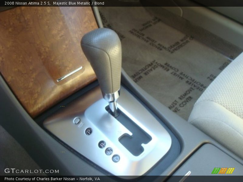 Majestic Blue Metallic / Blond 2008 Nissan Altima 2.5 S