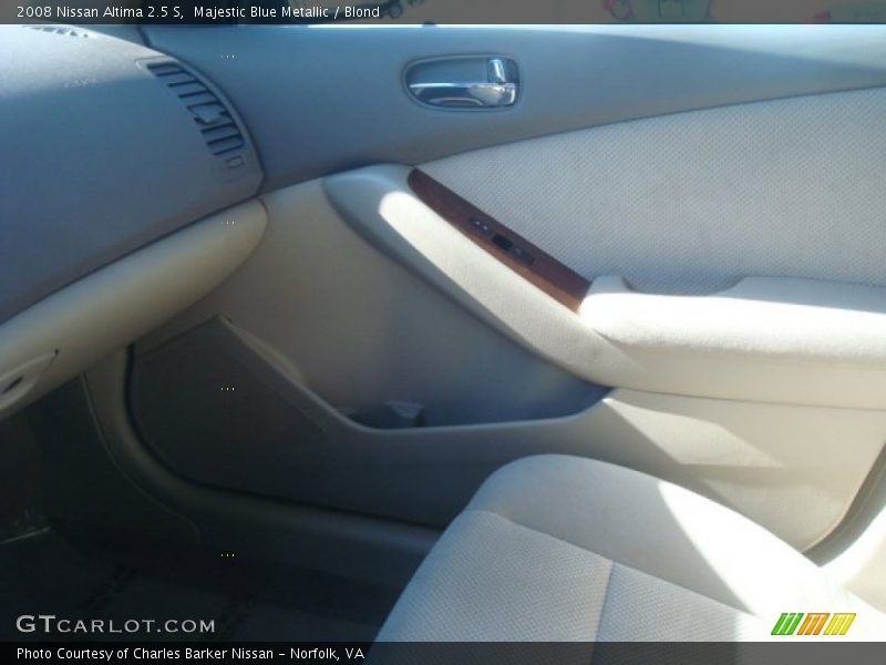Majestic Blue Metallic / Blond 2008 Nissan Altima 2.5 S