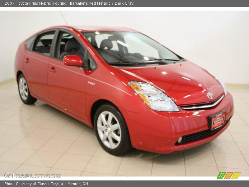 Barcelona Red Metallic / Dark Gray 2007 Toyota Prius Hybrid Touring