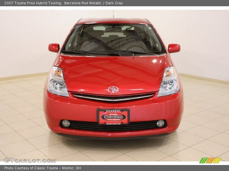 Barcelona Red Metallic / Dark Gray 2007 Toyota Prius Hybrid Touring