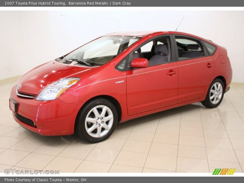 Barcelona Red Metallic / Dark Gray 2007 Toyota Prius Hybrid Touring