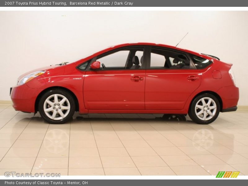 Barcelona Red Metallic / Dark Gray 2007 Toyota Prius Hybrid Touring