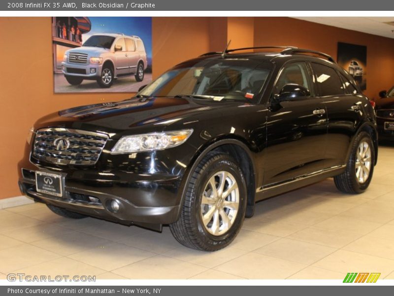 Black Obsidian / Graphite 2008 Infiniti FX 35 AWD