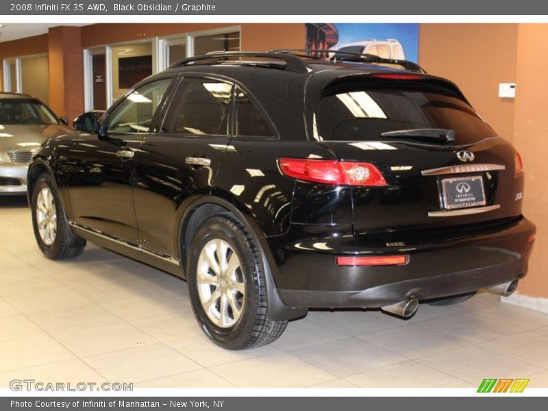 Black Obsidian / Graphite 2008 Infiniti FX 35 AWD