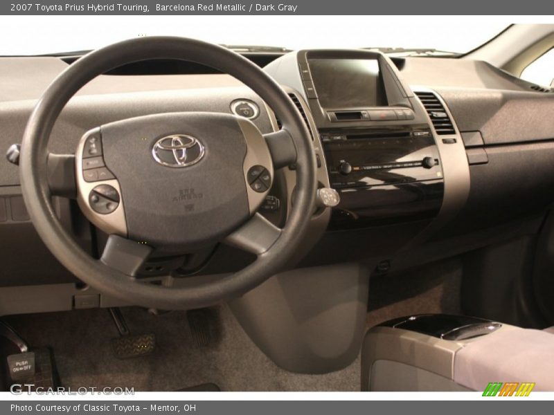 Barcelona Red Metallic / Dark Gray 2007 Toyota Prius Hybrid Touring