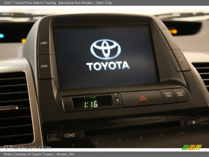 Barcelona Red Metallic / Dark Gray 2007 Toyota Prius Hybrid Touring