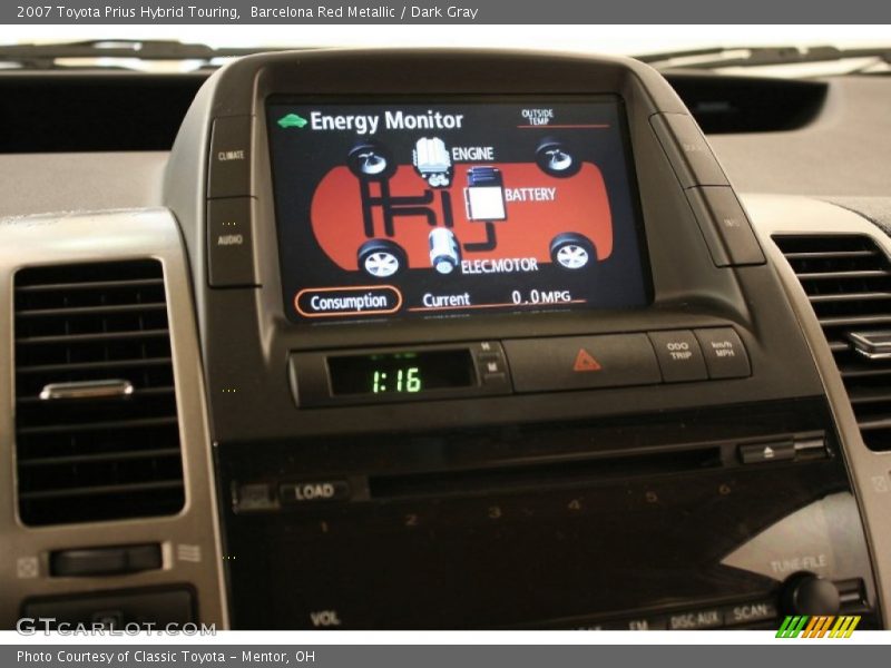 Barcelona Red Metallic / Dark Gray 2007 Toyota Prius Hybrid Touring