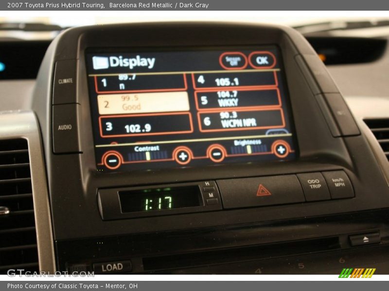 Barcelona Red Metallic / Dark Gray 2007 Toyota Prius Hybrid Touring