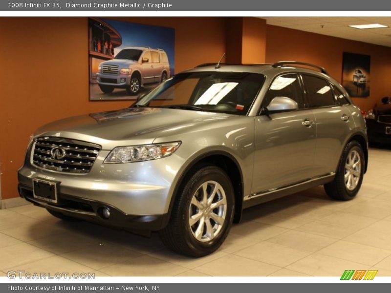 Diamond Graphite Metallic / Graphite 2008 Infiniti FX 35