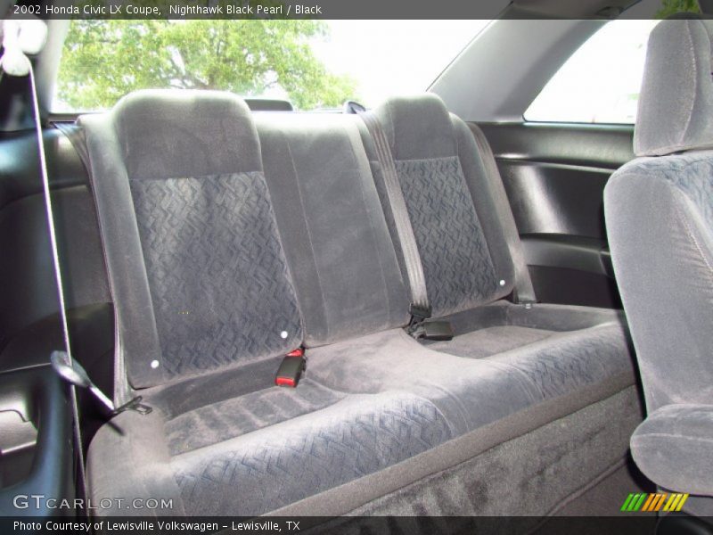  2002 Civic LX Coupe Black Interior