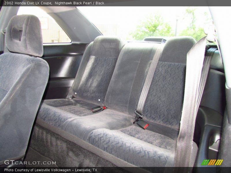  2002 Civic LX Coupe Black Interior