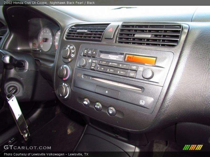 Controls of 2002 Civic LX Coupe