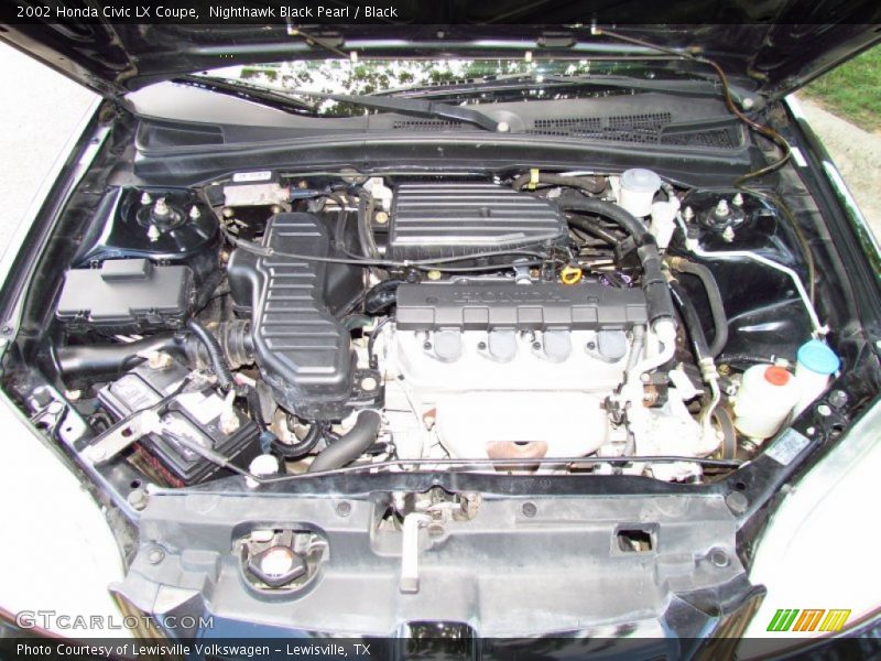  2002 Civic LX Coupe Engine - 1.7 Liter SOHC 16-Valve 4 Cylinder