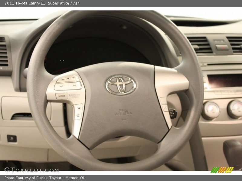 Super White / Ash 2011 Toyota Camry LE