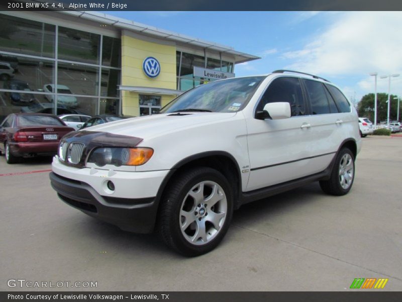 Alpine White / Beige 2001 BMW X5 4.4i