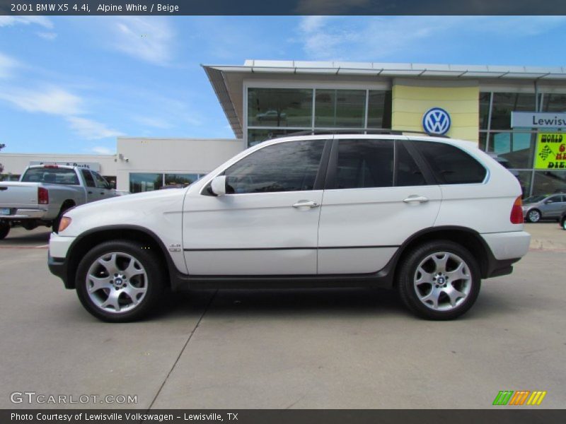 Alpine White / Beige 2001 BMW X5 4.4i