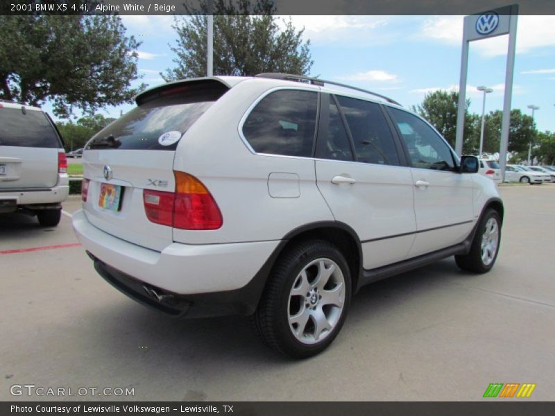 Alpine White / Beige 2001 BMW X5 4.4i