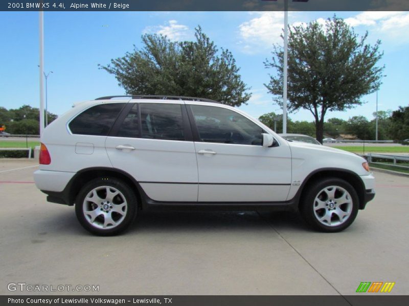 Alpine White / Beige 2001 BMW X5 4.4i