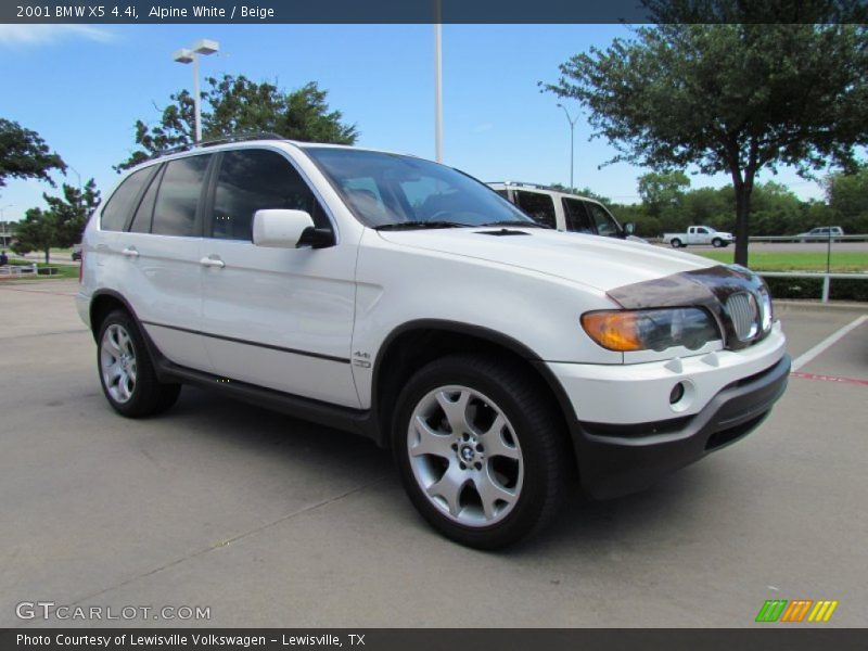 Alpine White / Beige 2001 BMW X5 4.4i