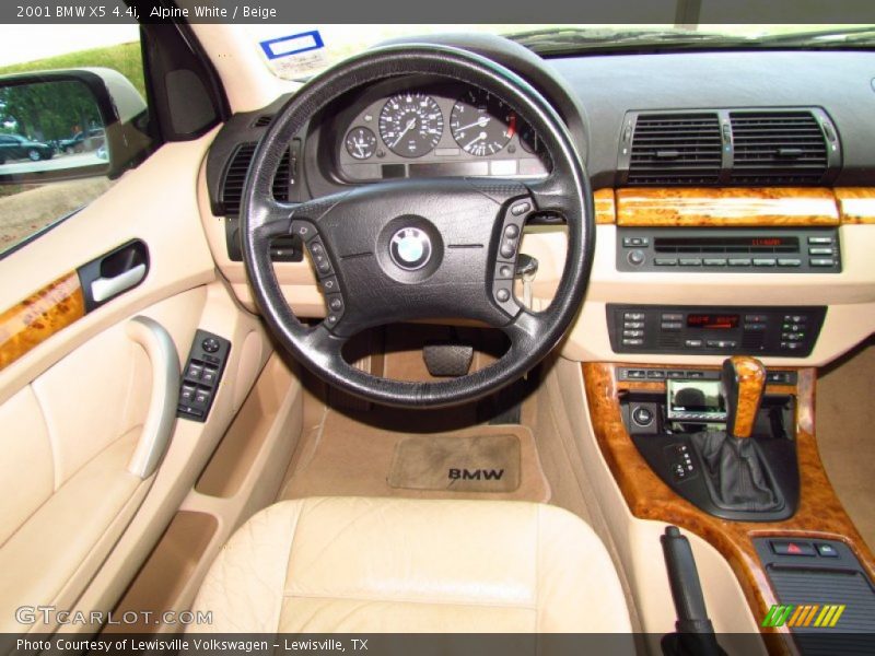 Alpine White / Beige 2001 BMW X5 4.4i