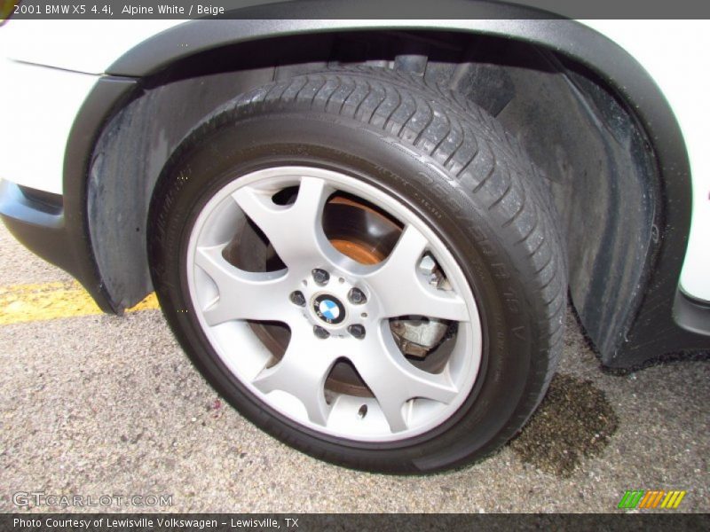 Alpine White / Beige 2001 BMW X5 4.4i
