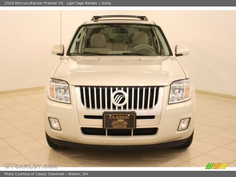 Light Sage Metallic / Stone 2009 Mercury Mariner Premier V6