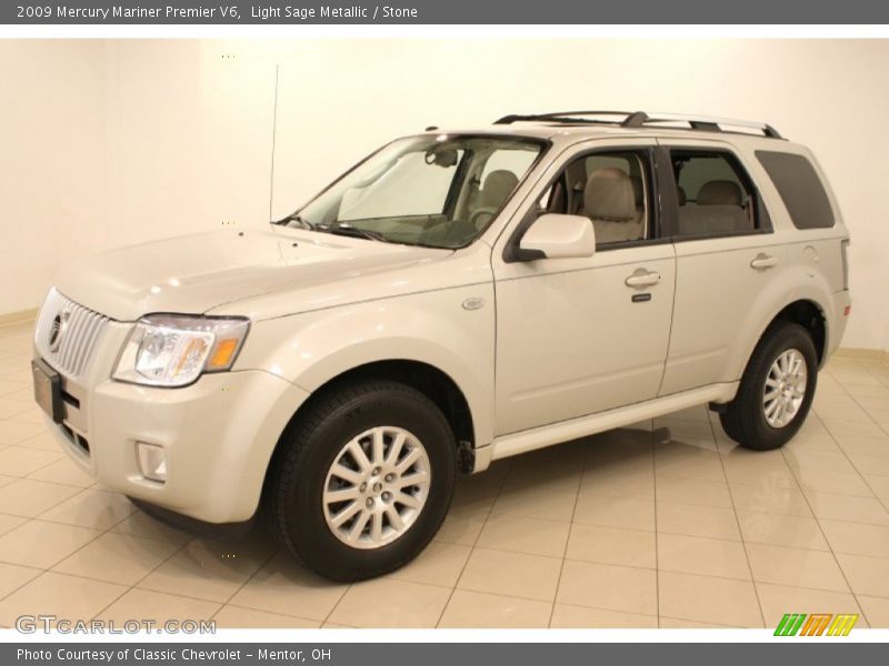 Light Sage Metallic / Stone 2009 Mercury Mariner Premier V6