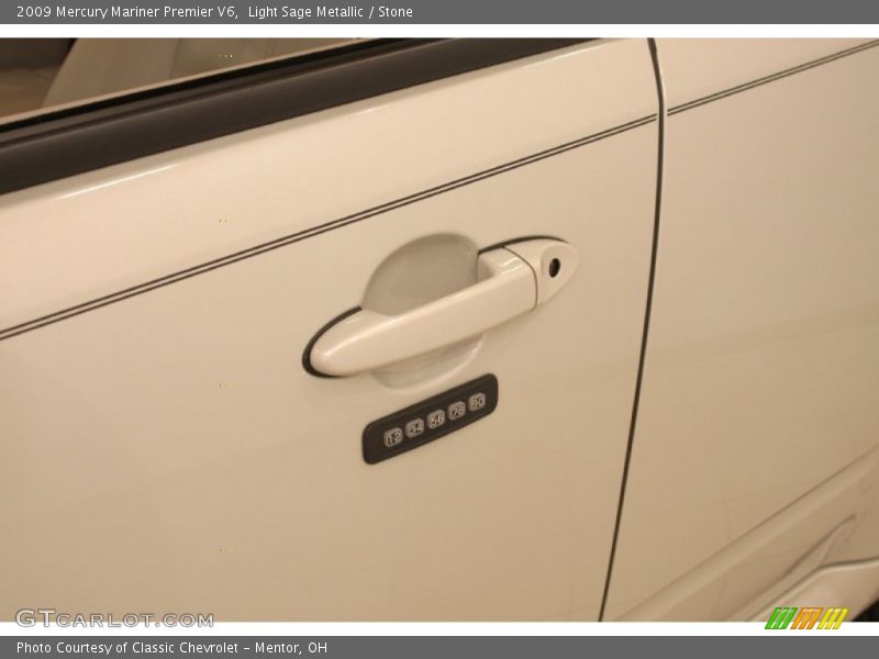 Light Sage Metallic / Stone 2009 Mercury Mariner Premier V6