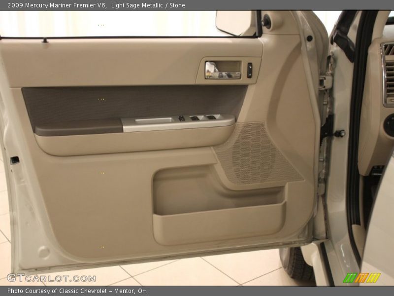 Light Sage Metallic / Stone 2009 Mercury Mariner Premier V6