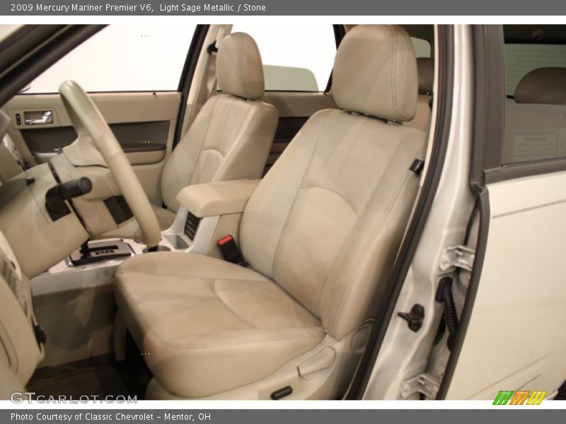 Light Sage Metallic / Stone 2009 Mercury Mariner Premier V6