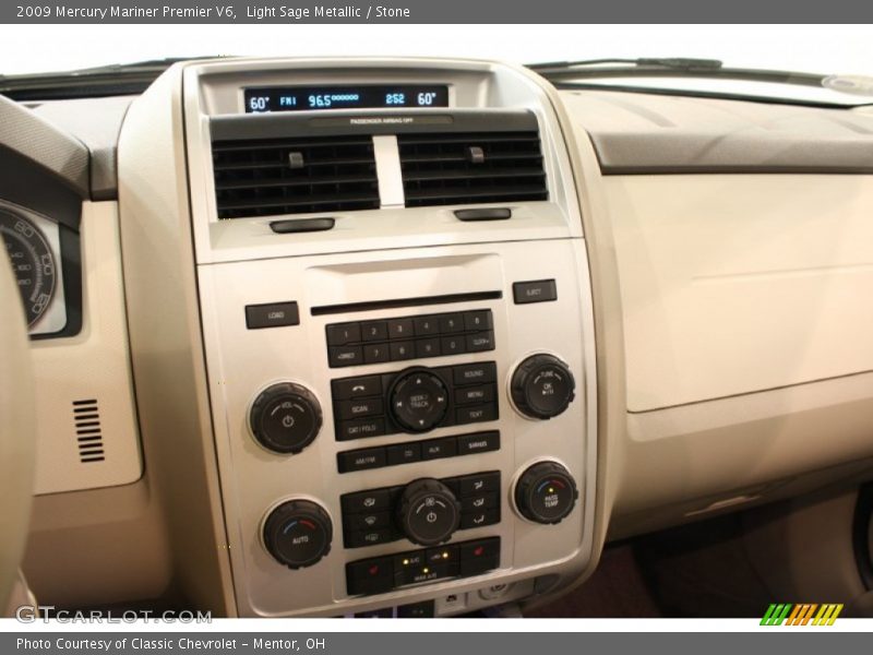 Light Sage Metallic / Stone 2009 Mercury Mariner Premier V6