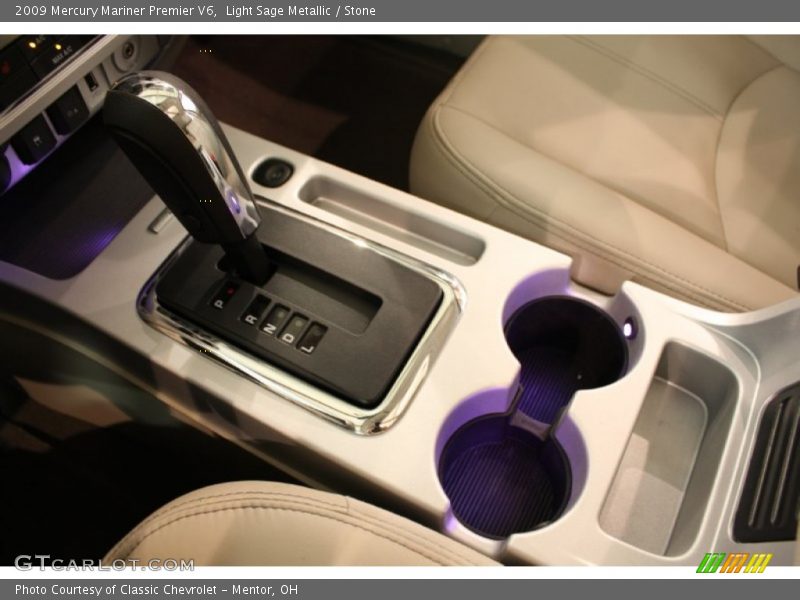 Light Sage Metallic / Stone 2009 Mercury Mariner Premier V6
