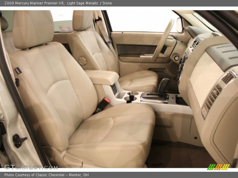 Light Sage Metallic / Stone 2009 Mercury Mariner Premier V6