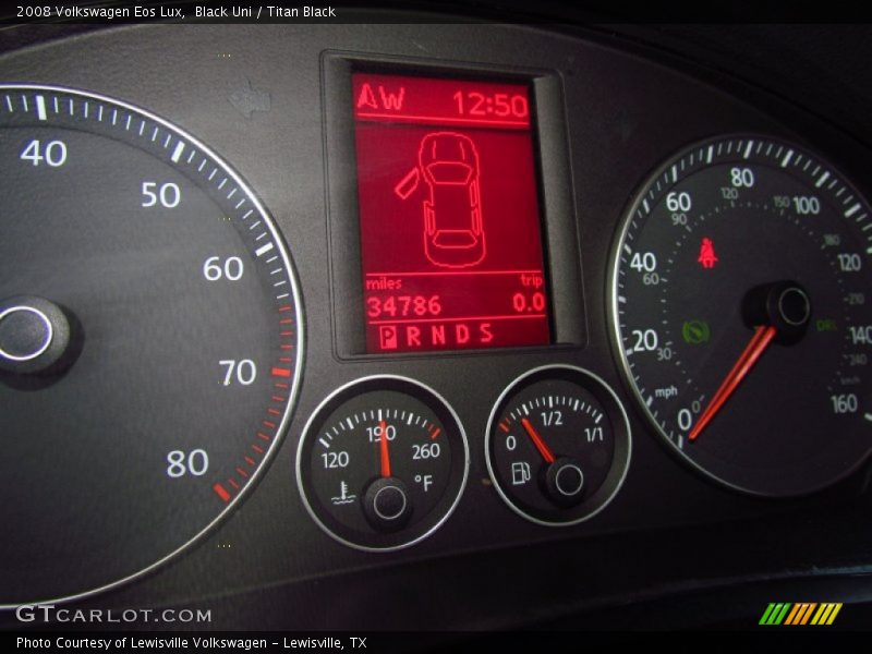 Black Uni / Titan Black 2008 Volkswagen Eos Lux