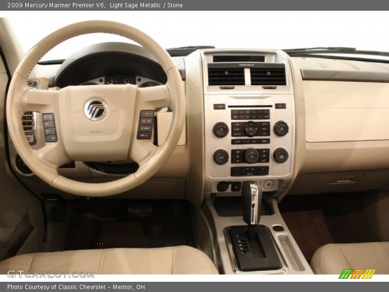 Light Sage Metallic / Stone 2009 Mercury Mariner Premier V6