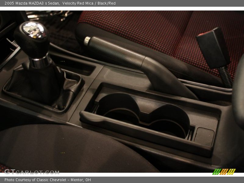 Velocity Red Mica / Black/Red 2005 Mazda MAZDA3 s Sedan